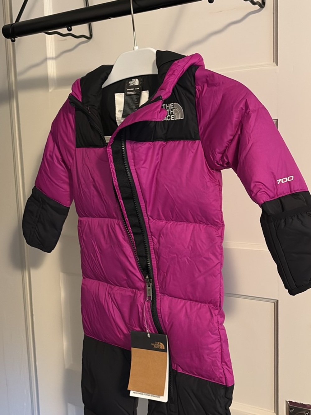 The North Face Baby Nuptse one piece infant snowsuit
